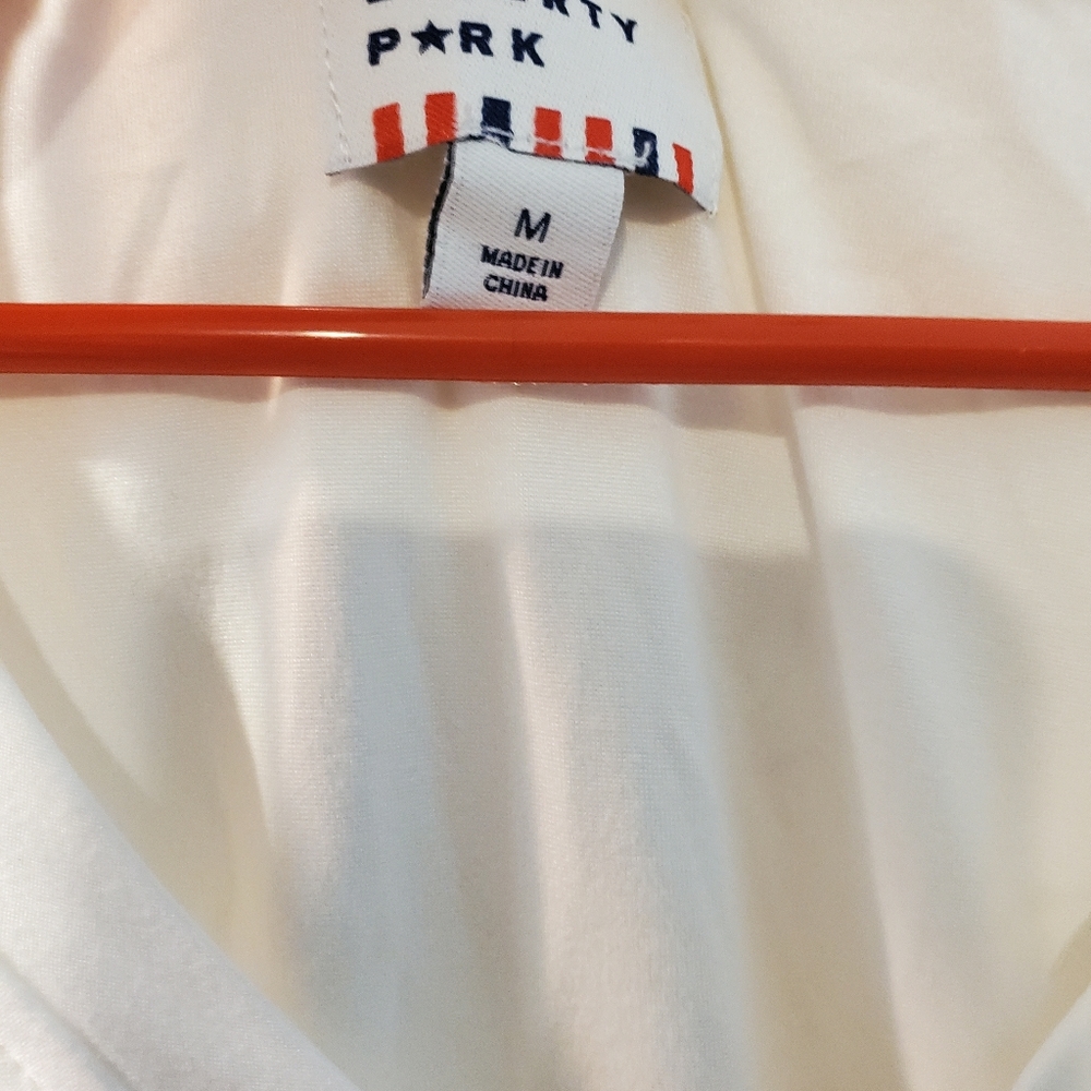 Liberty Park Glitter American Flag Flip Flop top - Picture 5 of 6